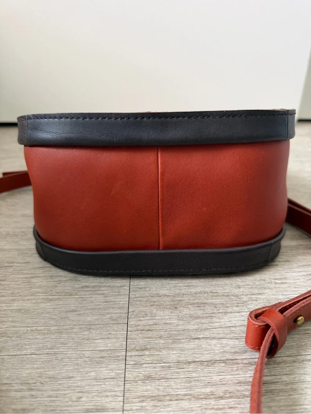 Madewell Sydney Leather Crossbody in Colorblock